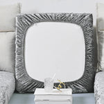 housses canapé d'angle velours gris moderne automne hiver brossé lavable sectionnel deux places