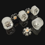 lentille led transparente moderne adhésive 1w 3w 5w 10pièces différentesangles hautepuissance