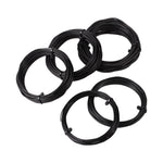 fil jardinage métal 2.5mm 5m 3.0mm 5m 2.0mm 10m 1.5mm 1.0mm noir lisse opaque