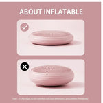 disque massage rose clair texturé surface moderne caoutchouc naturel épais qualité senior absorption shocks