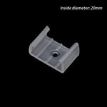 clips fixation transparent modernes vis led bande fibres 10mm 12mm 14mm 17mm 20mm