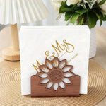 porte serviettes bois moderne tournesol marron clair artisanal salon chambre