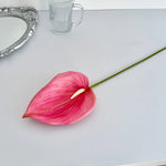 fleurs artificielles anthurium rose blanc vert violet rouge modernes mariage anniversaire intérieur
