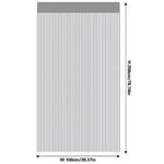 rideau doré strass argenté moderne élégant salon polyester 200x100cm