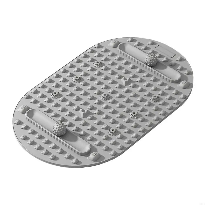 tapis bain moderne gris rose violet surface texturée poignées