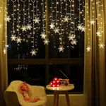 guirlande lumineuse solaire transparente boules dorées clips modernes décoration extérieure noël jardin festive