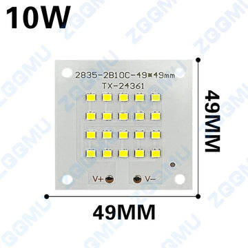 plaque led smd 2835 aluminium gris mat projecteur haute puissance éclairage intérieur extérieur
