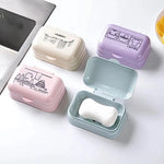support savon couvercle violet rose bleu clair beige laundry kitchen moderne minimaliste