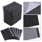 serviettes papier rayées noir blanc rose vert violet simple package 50 feuilles vernis ongles