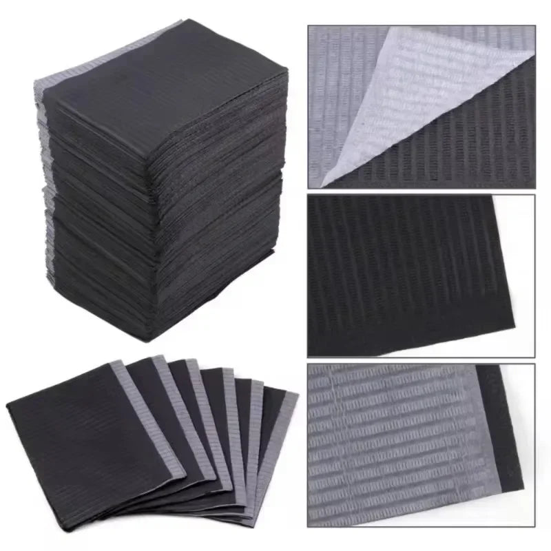 serviettes papier rayées noir blanc rose vert violet simple package 50 feuilles vernis ongles
