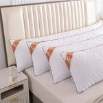 oreillers blancs quiltés motifs géométriques modernes 48x100cm 48x120cm 48x150cm 48x180cm