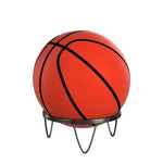 support balles sport moderne respectueux l'environnement noir blanc métal plastiqueiaux