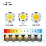 plaque led cob 3w 5w 7w 12v 24v blanc chaud alu rond moderne downlight