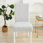 housse chaise moderne tissu extensible protecteur siège salle manger banquet