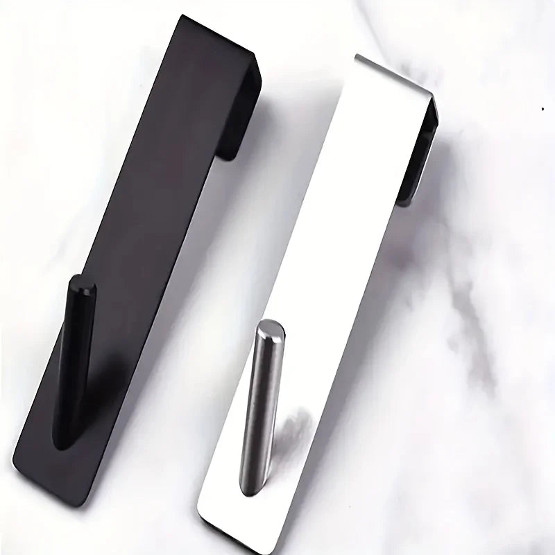 porte serviettes mural or noir argent moderne adhésif lisse opaque 2pcs 4pcs