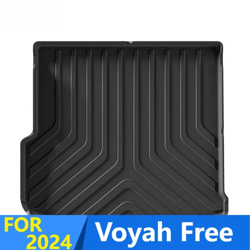 tapis sol voiture noir rayures diagonales moderne imperméable facile nettoyer tpe
