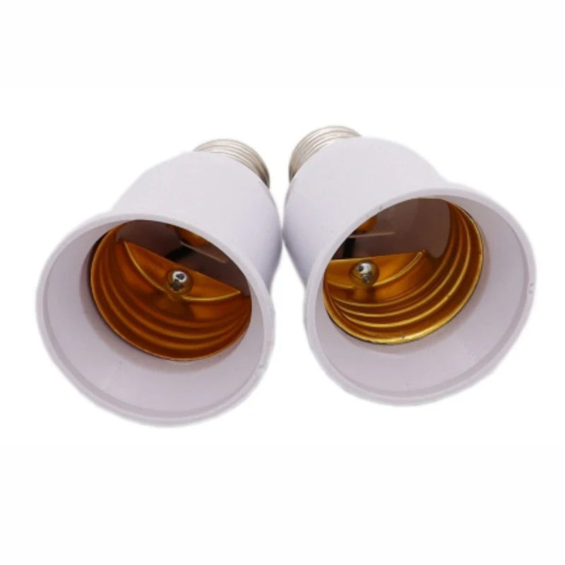 adaptateur lampe culot E17 E27 adhésif blanc moderne base lampe abs matériau