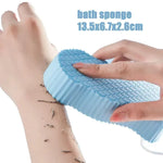 brosse pieds rose rigidité moderne adhésif douche nettoyage