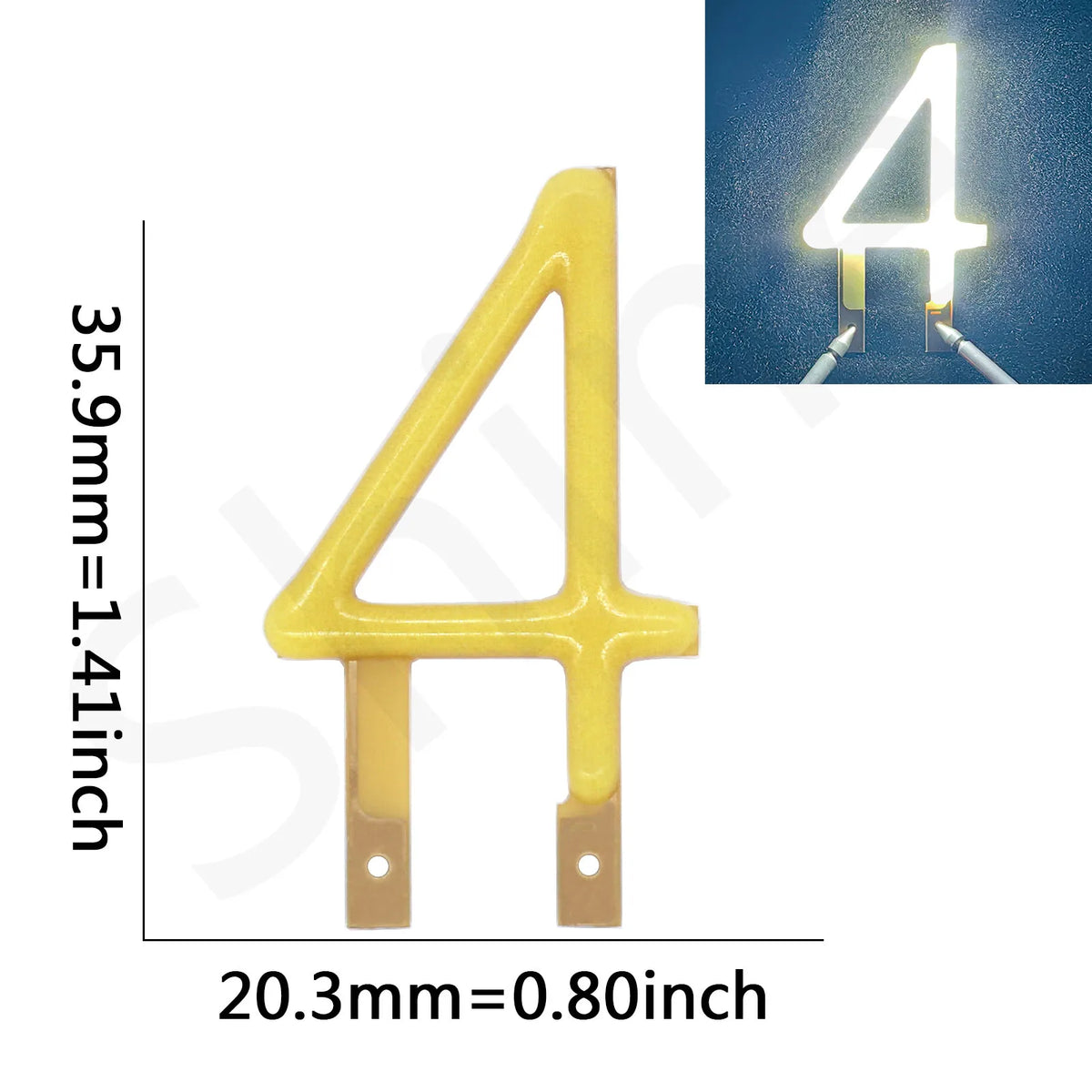ampoule led numéro lumineuse jaune moderne décoration fête bar restaurant chambre