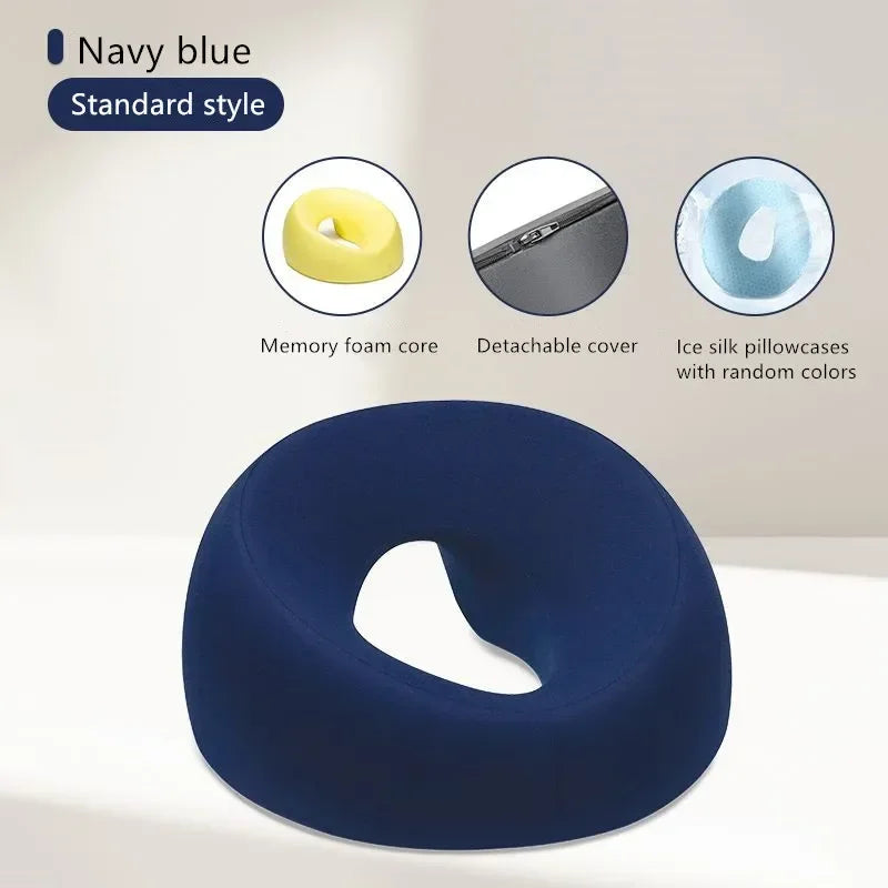 coussin donut mousse mémoire forme ergonomique confort cou hanches voyage massage literie