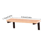 étagère bois moderne étagère miniatures support rangement vis fixations pots confiture thé blanc