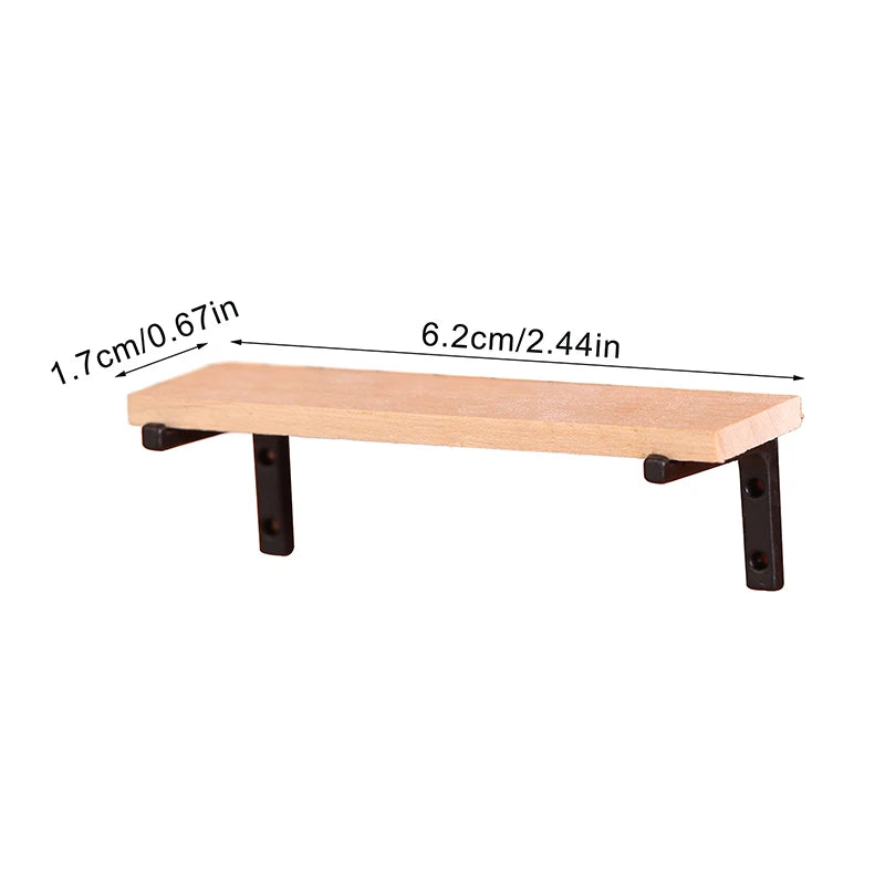étagère bois moderne étagère miniatures support rangement vis fixations pots confiture thé blanc