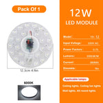 panneau led blanc moderne 285mm aimants télécommande câble alimentation 72w