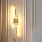 lampes murales led modernes 60 80cm noir doré blanc minimaliste télécommande