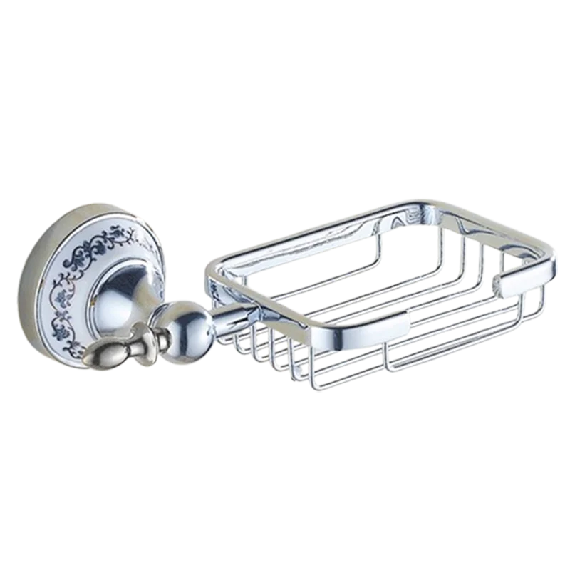 accessoires salle bain argenté ornements floraux classique porte serviettes anneau crochet vis assemble chrome