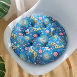 coussin chaise rond confortable mousse polyestère motif géométrique repas siège maison