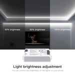 contrôleur led zigbee 3.0 wifi rgb rgbcct bande lumière ajustement luminosité télécommande application mobile