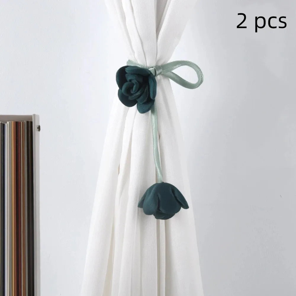 rubans fleurs tulipe couleur rose beige jaune vert clair décoratifs ajustables intérieurextérieur
