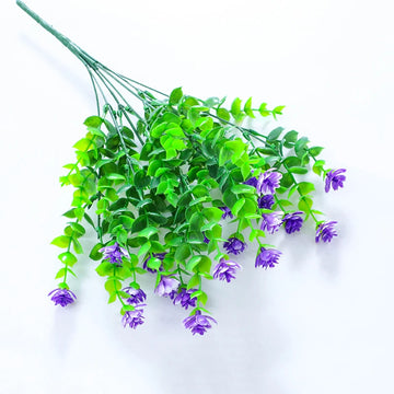 bouquet artificiel fleurs simples feuilles vertes moderne extérieur mariage anniversaire baby shower