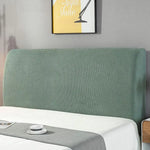 housse tête lit élastique protecteur textile moderne dossier lit maison blanc