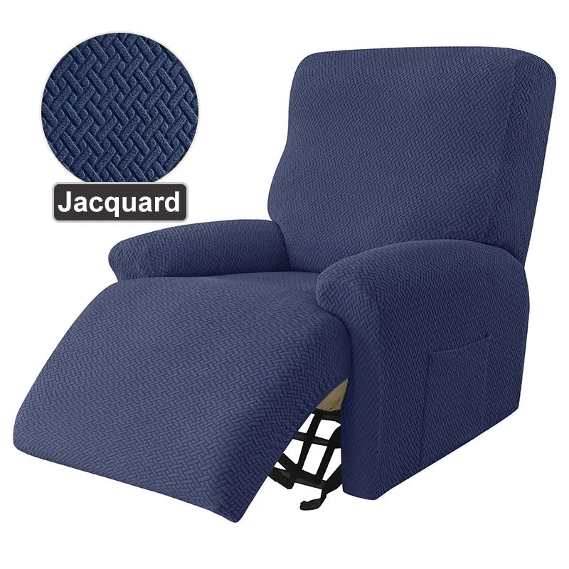 housses fauteuil gris tissu jacquard moderne élastique accueil pièces