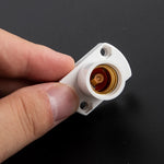 ampoule douille base e12 e14 e17 support blanc doré lisse opaque industriel