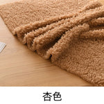 tissu bouclé imitation laine peluche beige bleu rose vert blanc poupée bricolage diy
