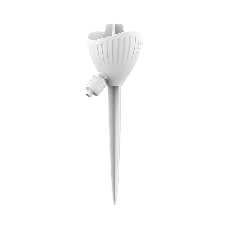 arroseur automatique goutteur lent valve ajustable bouteille universelle moderne bleu clair ridges verticales insertion