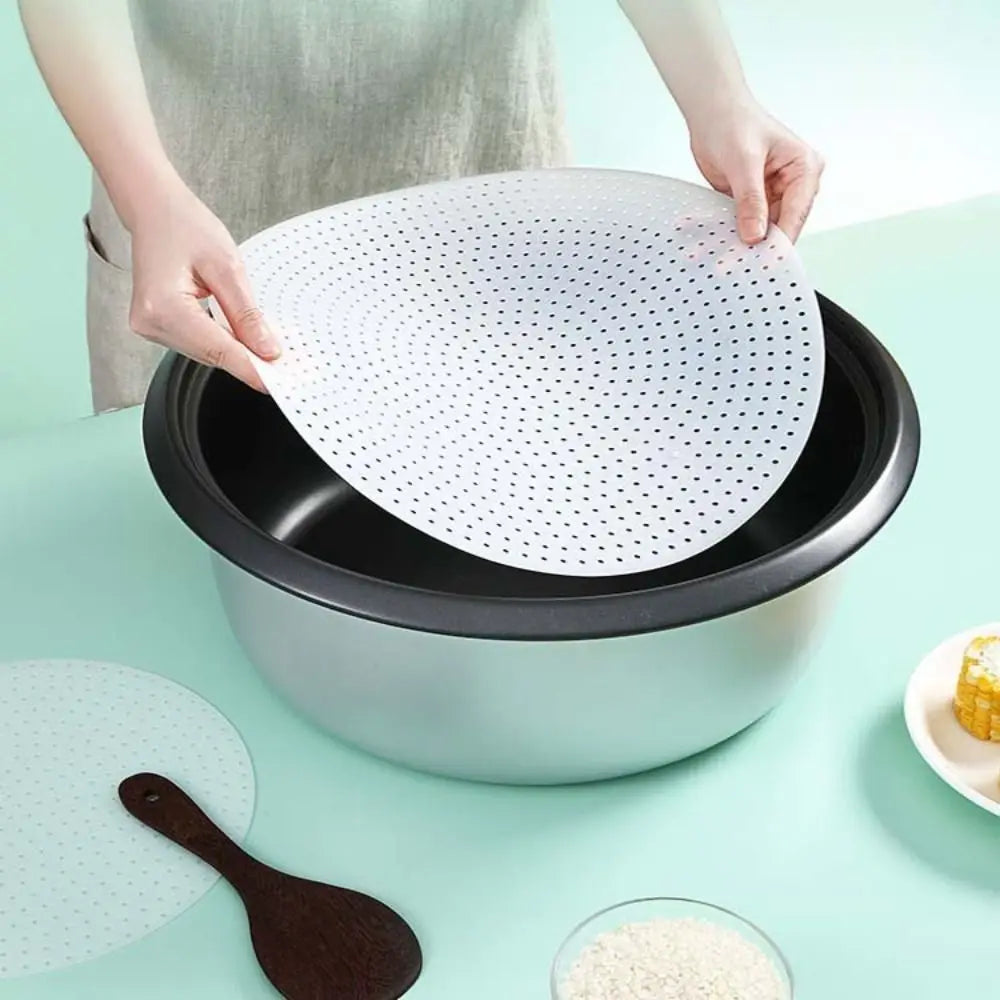 grille cuisson perforée adhésive blanc pratique 25cm 28cm 30cm 32cm 34cm 36cm 38cm 40cm