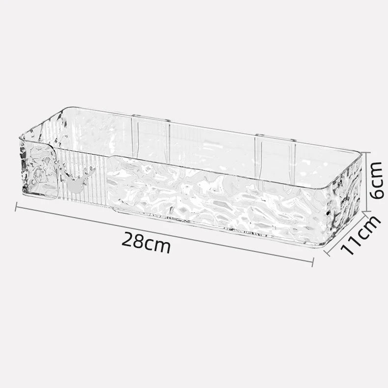 organisateur salle bain étagère murale transparent moderne luxe diffuseur huiles essentielles pots crème flacons