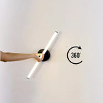 lampe murale moderne applique murale simple éclairage blanc noir minimaliste fixée sans logo