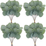 feuilles eucalyptus artificielles vert clair naturel sans vase décoration extérieure bricolage noël mariage