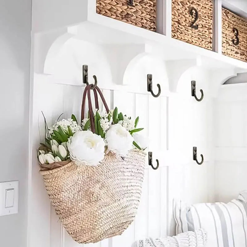 crochet mural moderne bronze vis 10pcs 20pcs 50pcs lisse opaque maison décoration