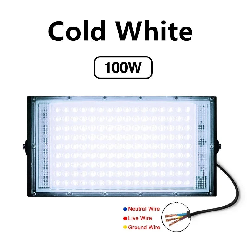 lampe led full spectrum 50w 100w noir blanc rose moderne clips cabled interrupteur grow