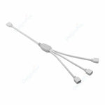 câble extension rgb led prise femelle broches blanc flexible moderne