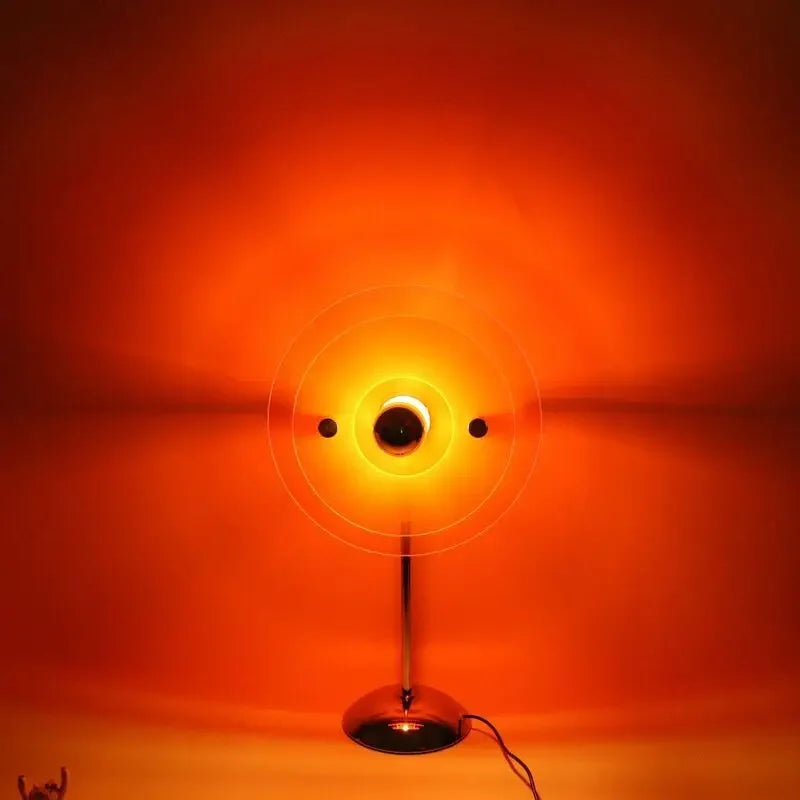 lampe sol moderne bleu doré noir translucide effet bauhaus haute qualité chambre coucher