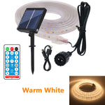 ruban led solaire flexible blanc moderne clips contrôleur panneau solaire étanche ip67