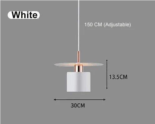 lampe suspendue moderne minimaliste blanc noir doré pendentif câble salon chambre étude