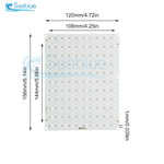 Panneau led blanc moderne réglable câble usb type interrupteur luminosité 120 led beads 156mm
