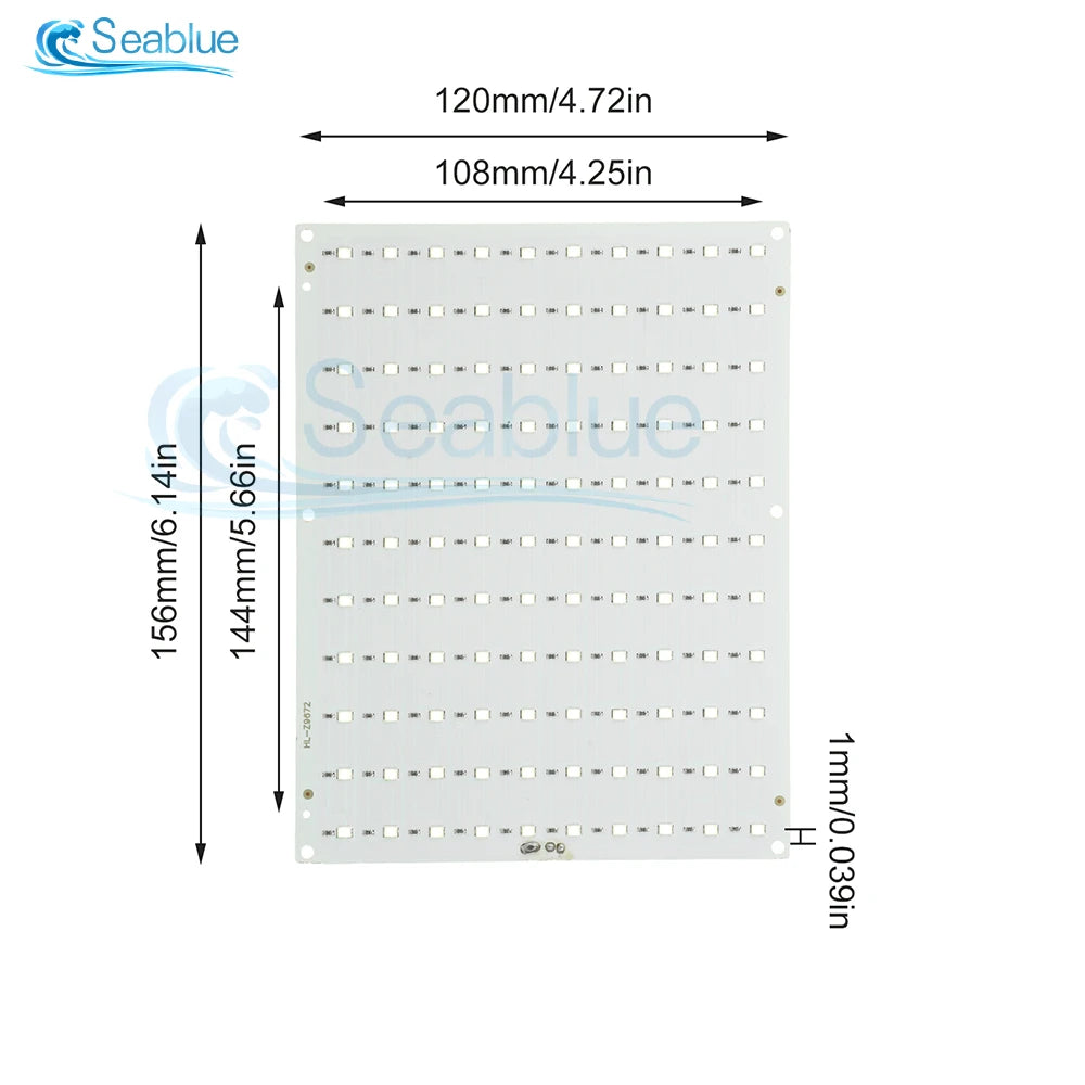Panneau led blanc moderne réglable câble usb type interrupteur luminosité 120 led beads 156mm